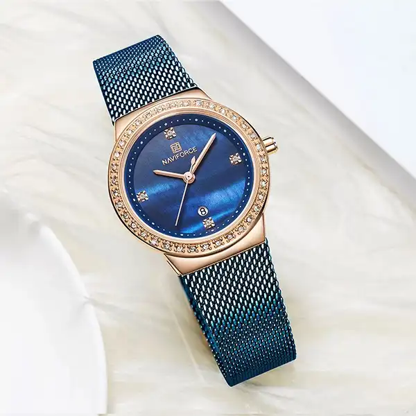 ساعت مچی عقربه ای زنانه نیوی فورس مدل NF5005 rgbe