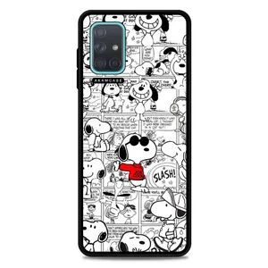 AKAM AMC-WSGA71-SNOOPY-26 Cover For Samsung Galaxy A71