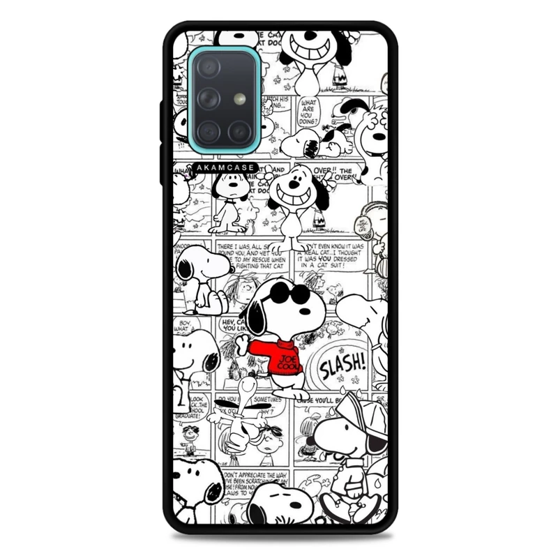 کاور آکام مدل AMC-WSGA71-SNOOPY-26 مناسب برای گوشی موبایل سامسونگ Galaxy A71