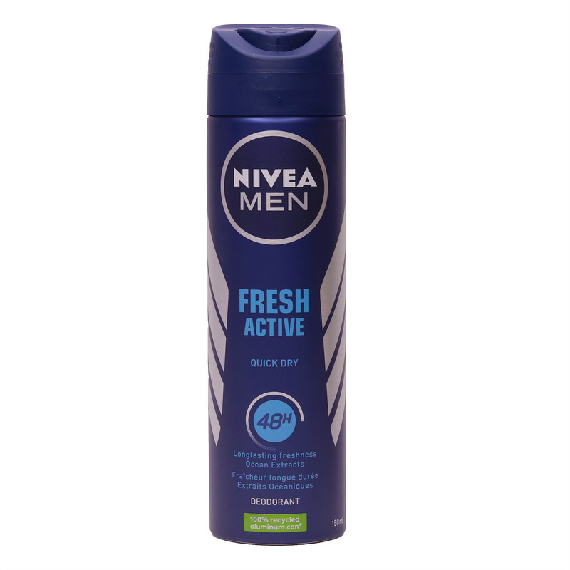اسپری خوشبو کننده بدن نیوآ مدل fresh active حجم 150 میلی لیتر اسپری خوشبو کننده بدن نیوآ مدل fresh active حجم 150 میلی لیتر