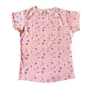 تی شرت آستین کوتاه زنانه اچ اند ام مدل یونی کورن