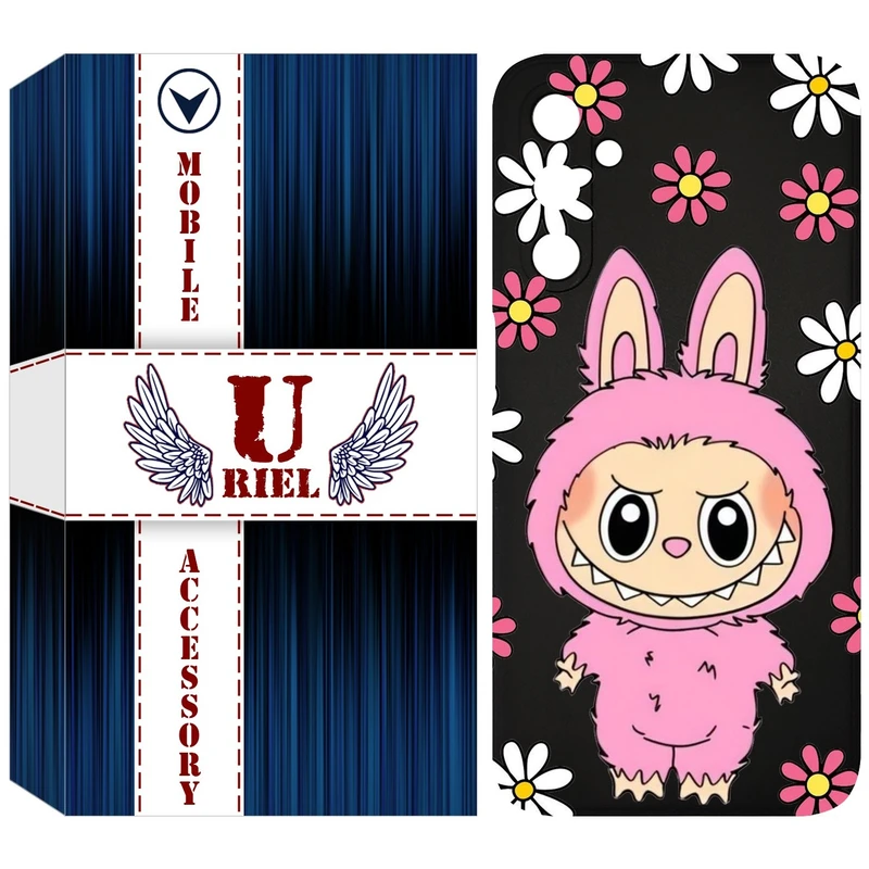 کاور یوریل مدل KSH کد 106 طرح عروسک لبوبو مناسب برای گوشی موبایل سامسونگ Galaxy A24