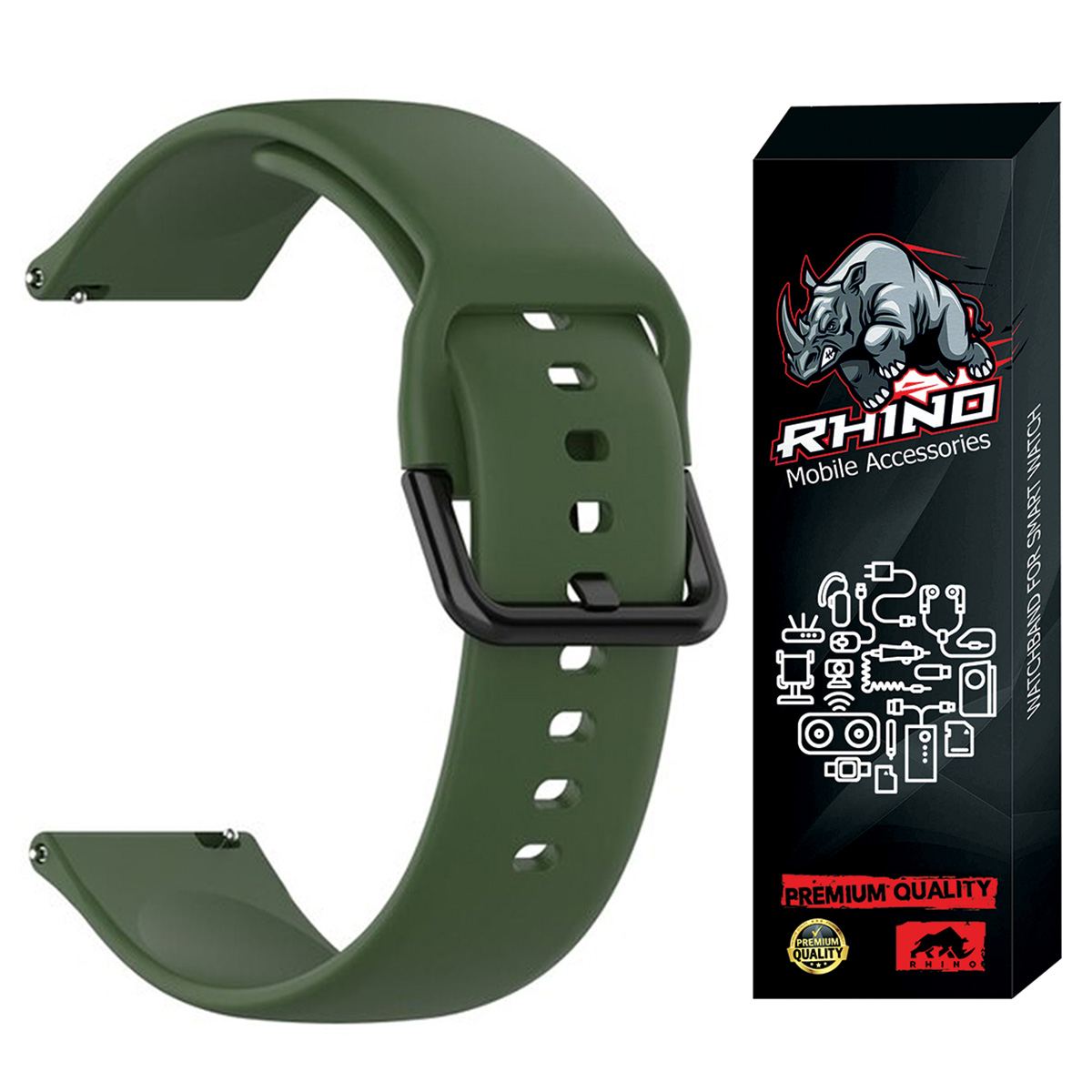 بند راینو مدل Silic-SQ مناسب برای ساعت هوشمند کیسلکت Kr / Kr Pro