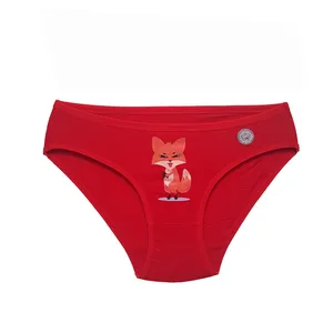 شورت زنانه فیتن فرخ زادی مدل روباه رنگ قرمز