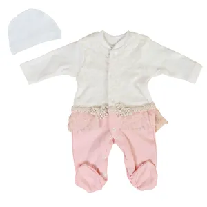 ست سرهمی و کلاه نوزادی مدل cag244