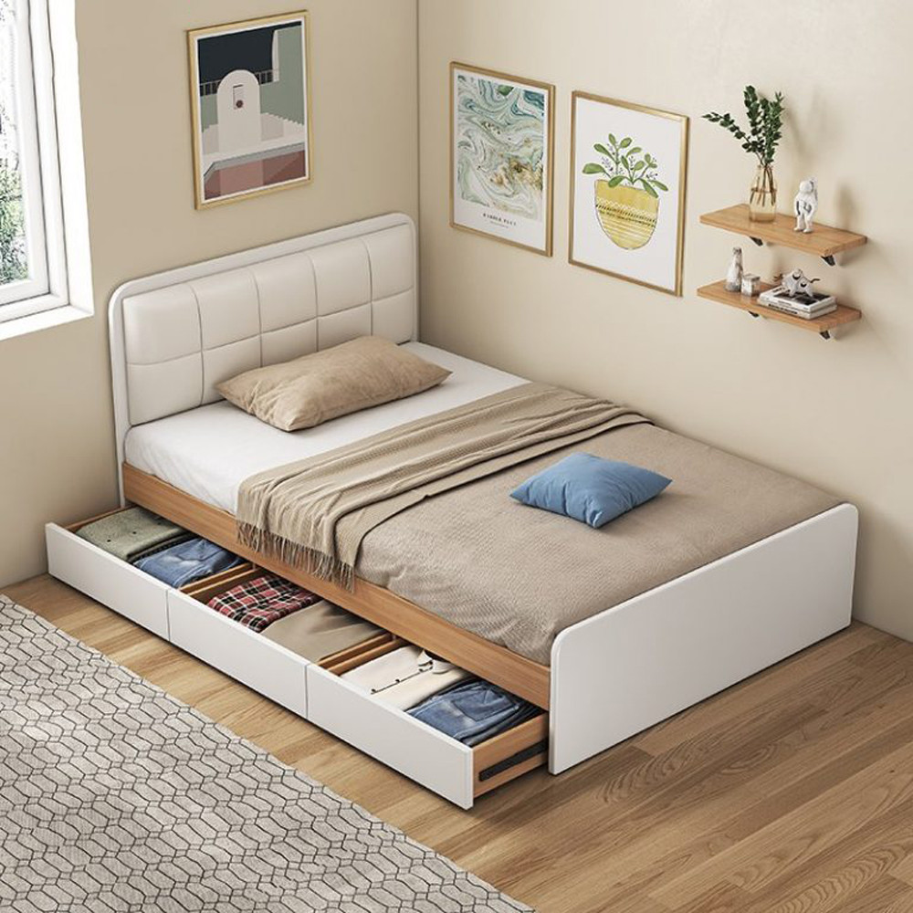 تخت خواب یکنفره مدل مینیمال سایز 200x90 سانتی متر