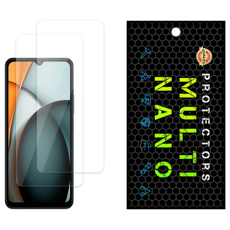 محافظ صفحه نمایش شفاف مولتی نانو مدل X-S2N مناسب برای گوشی موبایل شیائومی Redmi A3X بسته دو عددی
