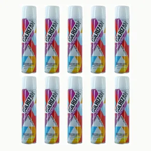 اسپری رنگ شیشه مات کن گل ریزان مدل 10 حجم 300 میلی لیتر مجموعه 10 عددی