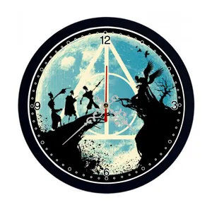 ساعت دیواری مدل هری پاتر یادگاران مرگ کد s-129