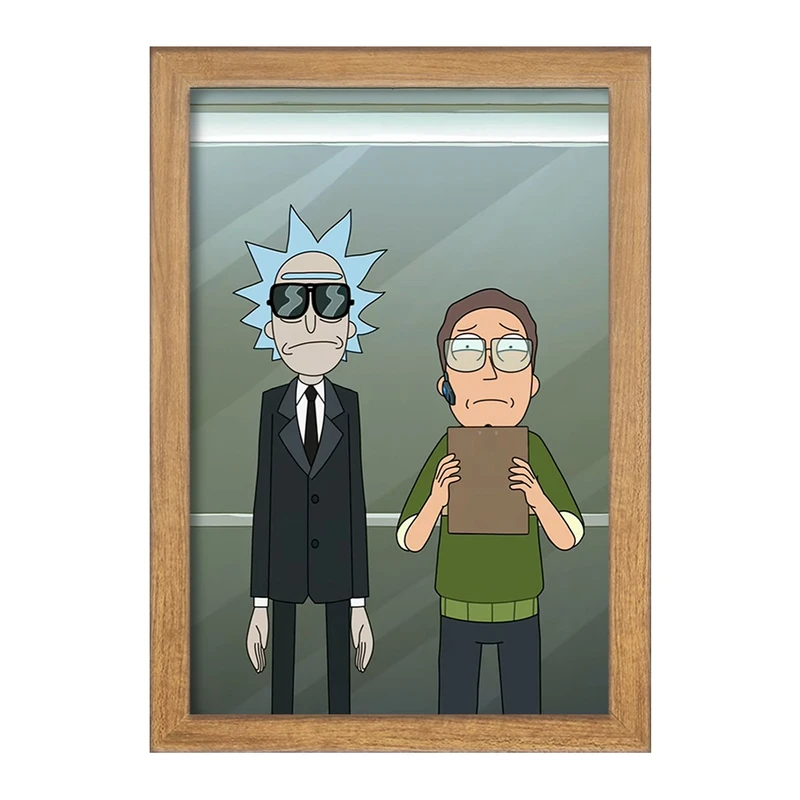 تابلو خندالو مدل انیمیشن ریک و مورتی Rick and Mort کد 26589