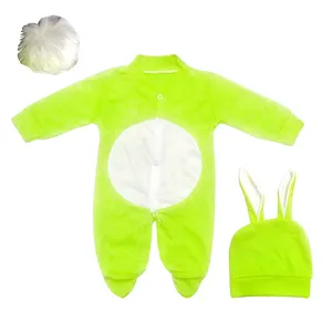 ست سرهمی و کلاه نوزاد مدل خرگوش کد 970089