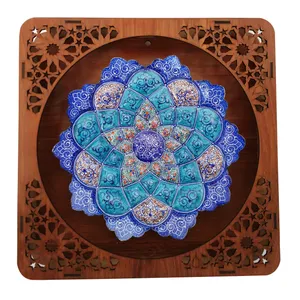 تابلو میناکاری مسی مدل گل کد t 3 19