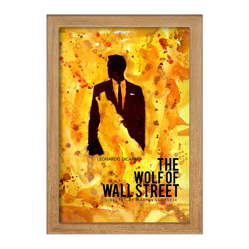 تابلو خندالو مدل گرگ وال استریت (The Wolf of Wall Street) کد F11369