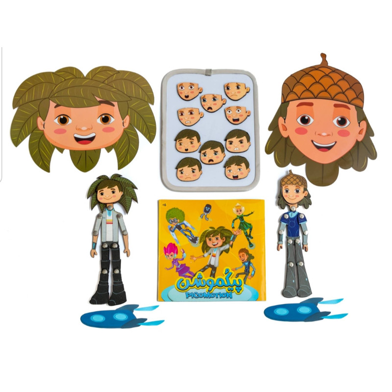 بازی آموزشی مدل بسته انیمیشن سازی پیکُموشن نخلی و بلوطی