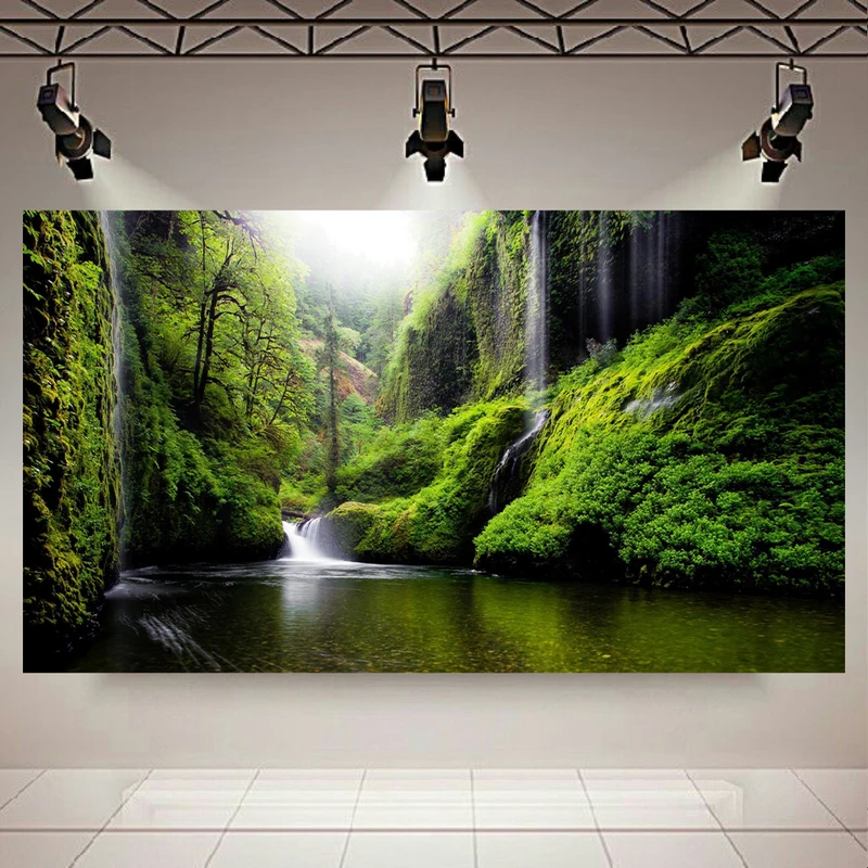 تابلو شاسی طرح طبیعت مدل نمای آبشار کد AR7770