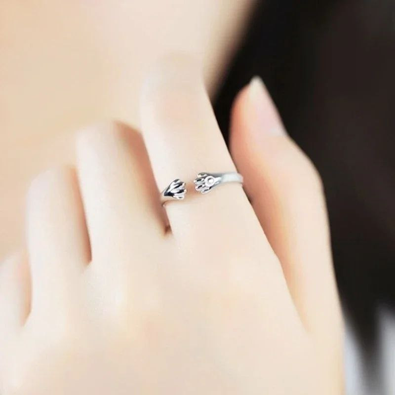 انگشتر دخترانه مدل پنجه گربه انگشتر دخترانه مدل پنجه گربه