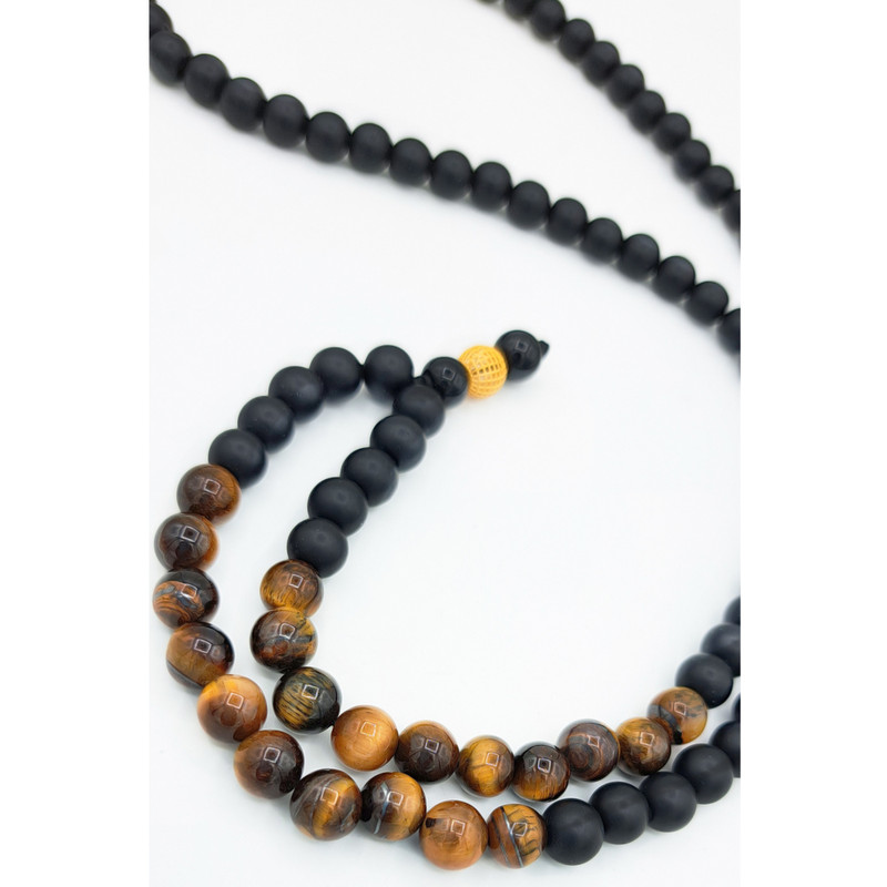 گردنبند طلا 18 عیار مردانه رزالیا مدل golden Tiger کد RGMND-7