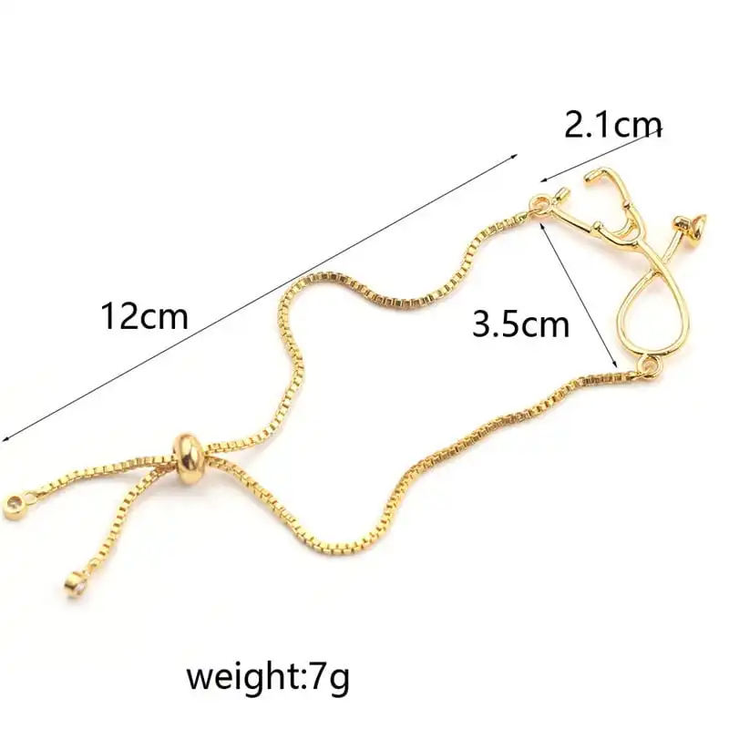 دستبند زنانه مدل گوشی پزشکی