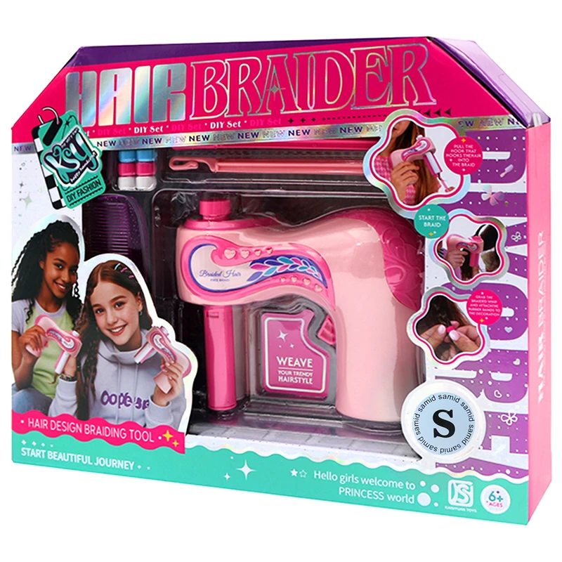 ست اسباب بازی لوازم آرایشی سمید مدل بافت و طراحی و تزیین مو دخترانه