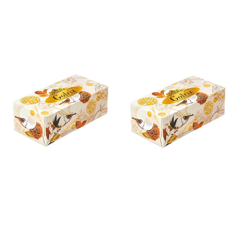  دستمال کاغذی 100 برگ گلریز مدل نوروز مبارک بسته 2 عددی