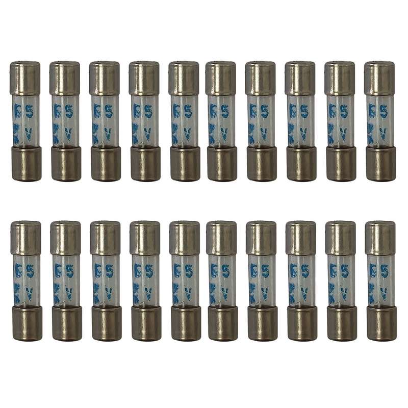 فیوز شیشه ای 10 آمپر مدل SK-10250 بسته 20 عددی