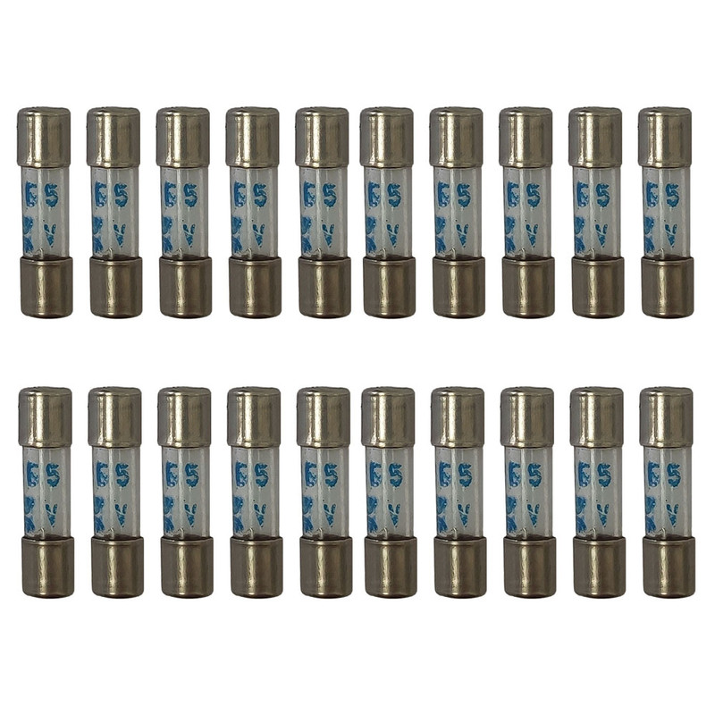 فیوز شیشه ای 10 آمپر مدل SK-10250 بسته 20 عددی