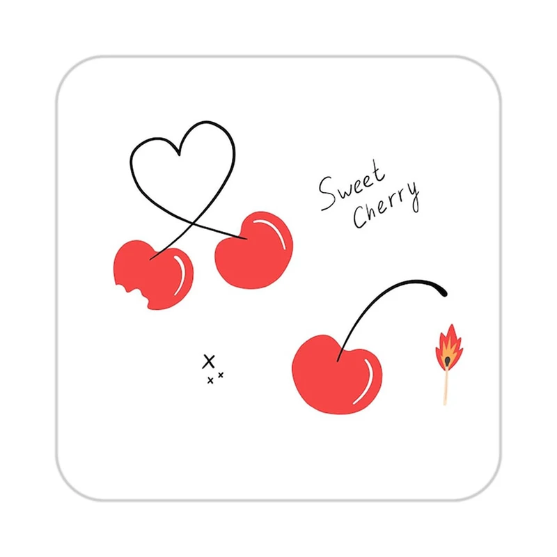 زیر لیوانی کاکتی طرح عاشقانه مدل mp40238