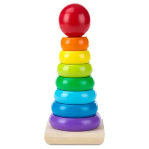 برج هوش مدل چوبی Rainbow stacker