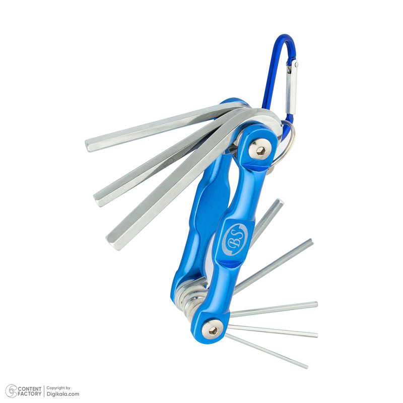 آچار آلن بی اس مدل چاقویی کد bs3051 مجموعه 8 عددی آچار آلن بی اس مدل چاقویی کد bs3051 مجموعه 8 عددی