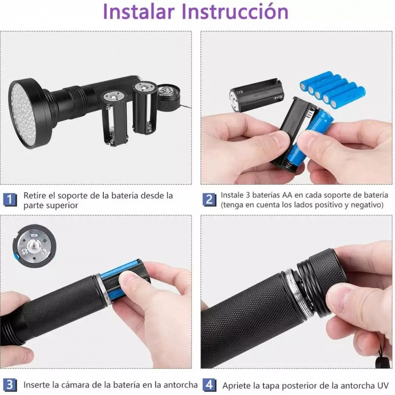چراغ قوه دستی مدل  helius U03 uv