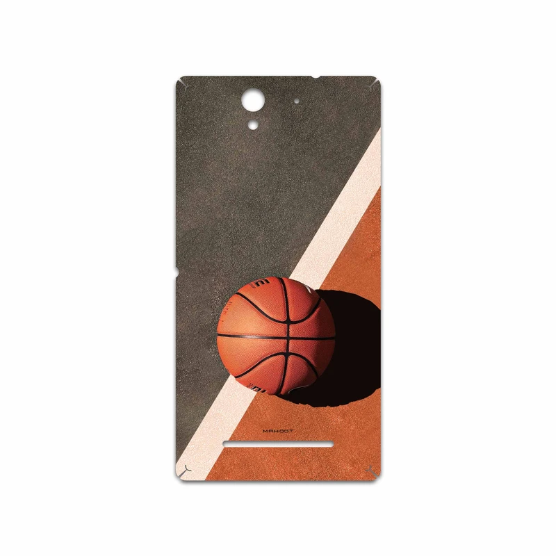 برچسب پوششی ماهوت مدل Basketball مناسب برای گوشی موبایل سونی Xperia C3 Dual