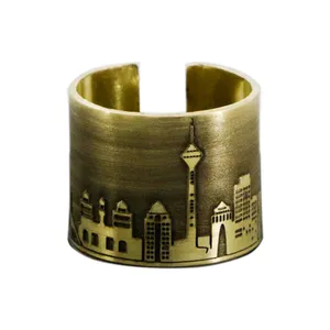 انگشتر نقره زنانه دلی جم طرح  تهران  کد D 464