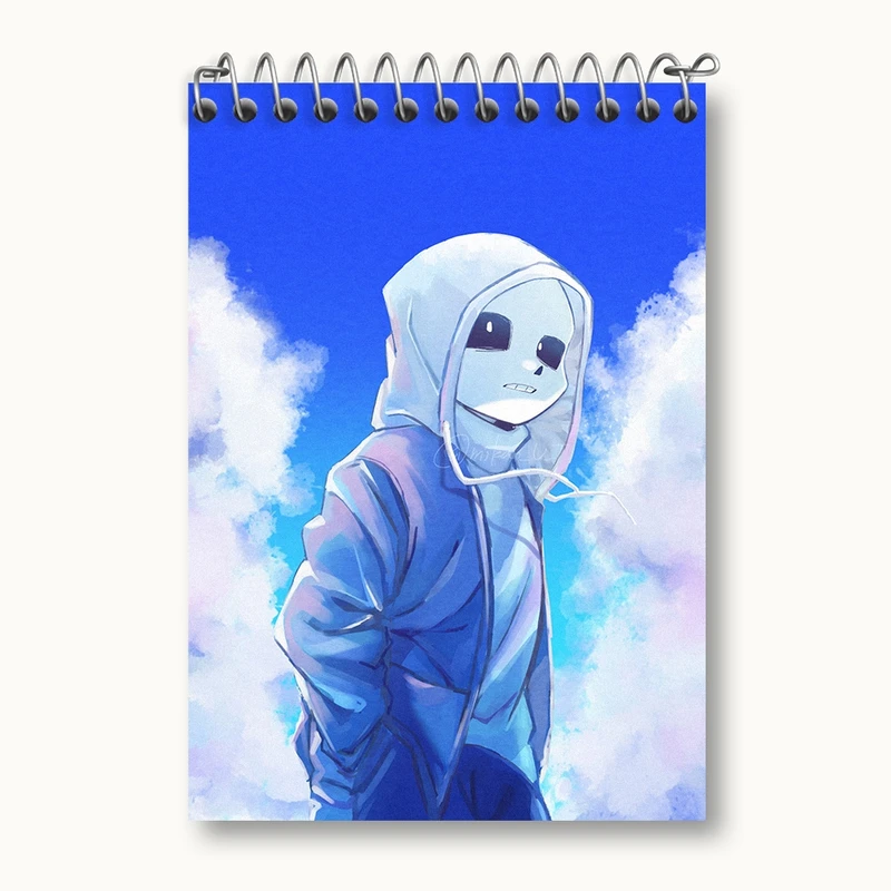 دفتر یادداشت 50 برگ خندالو مدل بازی آندرتیل (Undertale) کد 31784