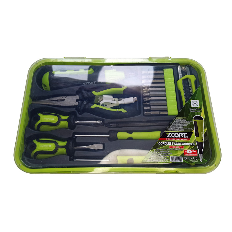 مجموعه 18 عددی ابزار اکسکورت مدل XDC07-0417