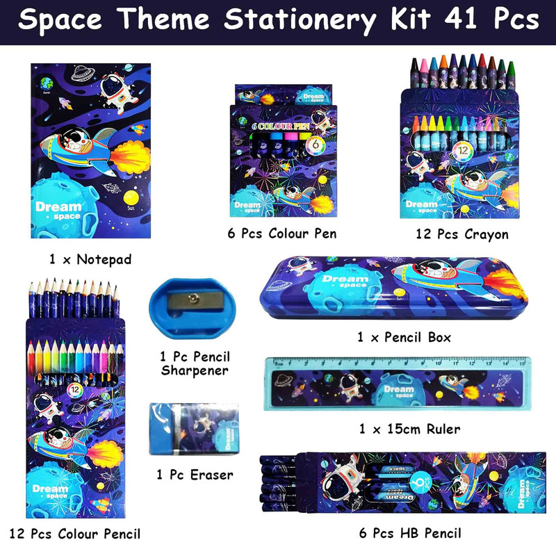 بسته رنگآمیزی مدل فضانورد مجموعه 9 عددی