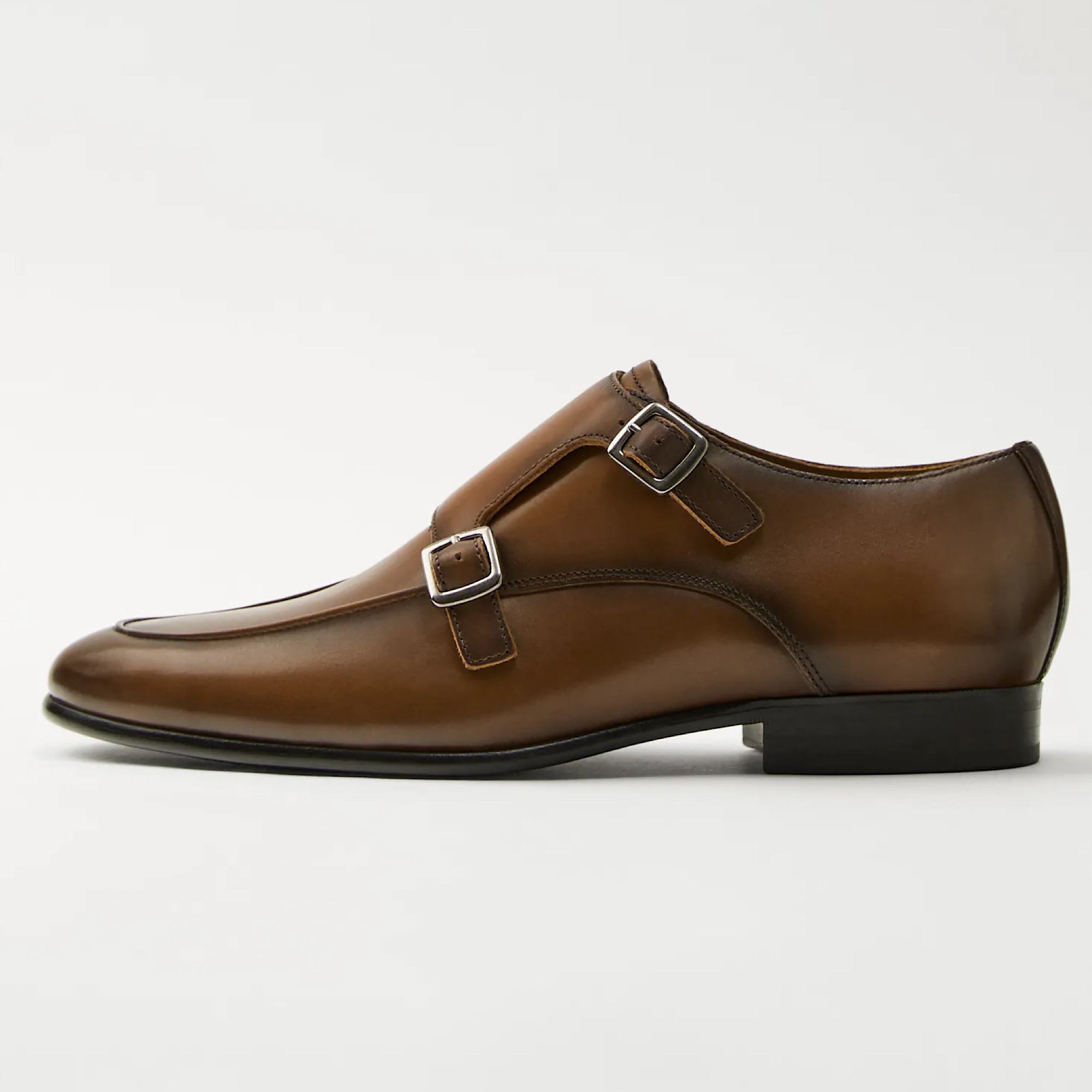 کفش مردانه زارا مدل SOFT LEATHER BUCKLE