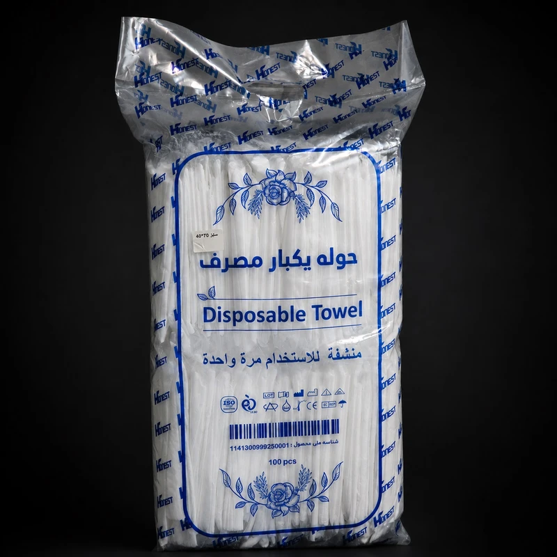 حوله یکبار مصرف آنست کد 70*40 بسته 100 عددی