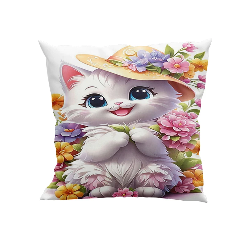 کوسن کودک پاد آفرین مدل گربه کد DKK834