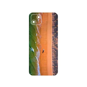 MAHOOT Beach and Green Sea Cover Sticker for Wiko T10