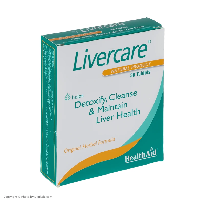 عکس شماره 4 : قرص لیورکر هلث اید بسته 30 عددی