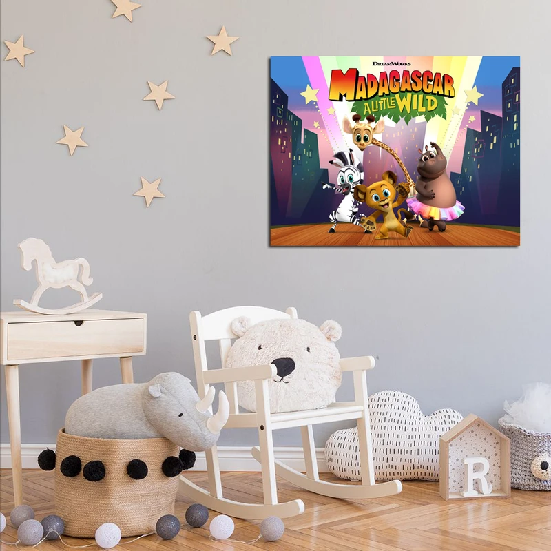 تابلو شاسی کودک مدل انیمیشن ماداگاسکار کد 10