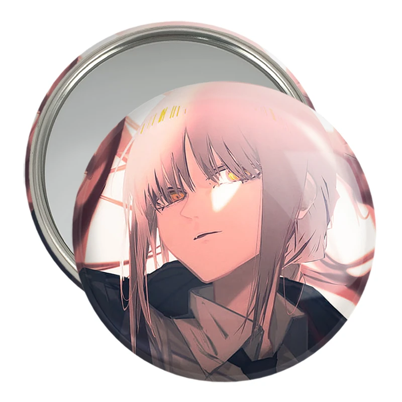 آینه جیبی خندالو مدل ماکیما انیمه مرد اره ای Chainsaw Man  کد 18004