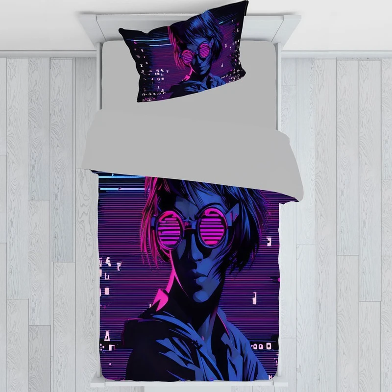 سرویس روتختی مدل انیمه TXY339 تک نفره 5 تکه