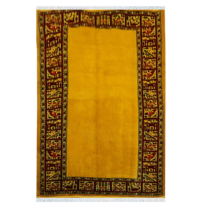 فرش دستبافت چهار متری طرح کف ساده کد AA348 فرش دستبافت چهار متری طرح کف ساده کد AA348