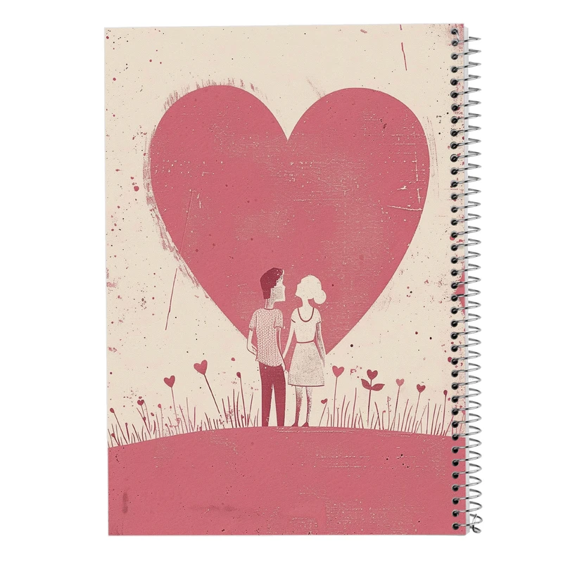 دفتر لیست خرید 50 برگ مدوپد مدل عاشقانه love کد DF14142