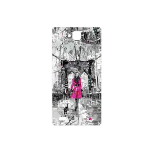 MAHOOT Collage of Catwalk Bridge Cover Sticker for Honor 3C