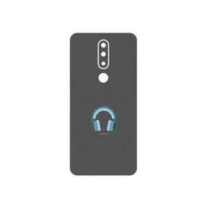 MAHOOT Minimal Headphone Icon Cover Sticker for Nokia 5.1 Plus