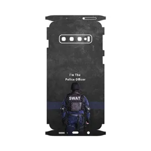 MAHOOT Police Officer-FullSkin Cover Sticker for Samsung Galaxy S10