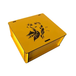 جعبه هدیه چوبی مدل j154