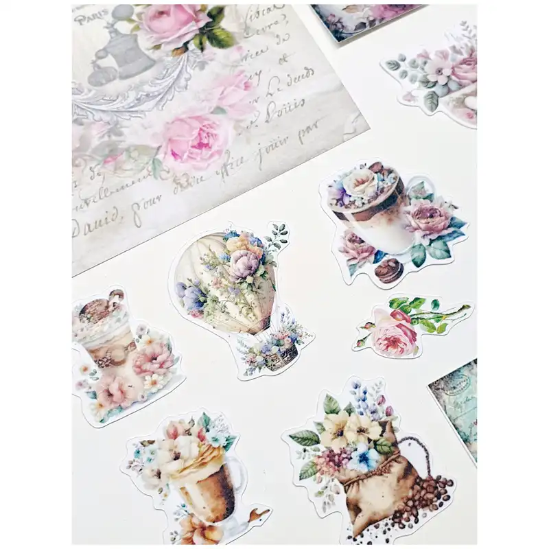 کارت پستال مدل Cup of coffee بولت ژورنال و اسکرپ بوک